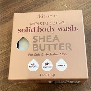 Kitsch Shea Butter Solid Body Wash - Cream